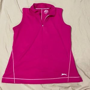 Women’s sleeveless slazenger golf polo